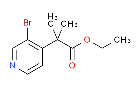 CAS No. 1069115-10-1, Ethyl 2-(3-bromopyridin-4-yl)-2-methylpropanoate