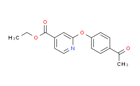 CAS No. 1415719-67-3, Ethyl 2-(4-acetylphenoxy)isonicotinate