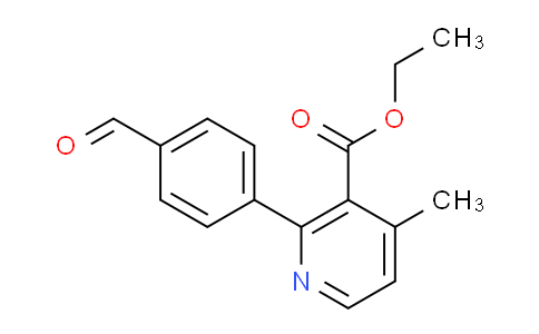 CAS No. 1299607-58-1, Ethyl 2-(4-formylphenyl)-4-methylnicotinate