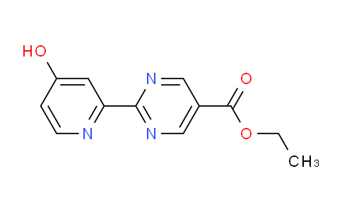 CAS No. 1447606-12-3, Ethyl 2-(4-hydroxypyridin-2-yl)pyrimidine-5-carboxylate