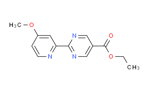 CAS No. 1447607-68-2, Ethyl 2-(4-methoxypyridin-2-yl)pyrimidine-5-carboxylate