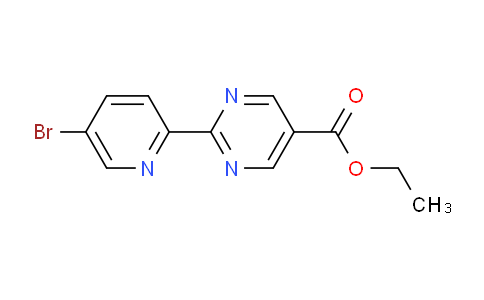 CAS No. 1447608-00-5, Ethyl 2-(5-bromopyridin-2-yl)pyrimidine-5-carboxylate