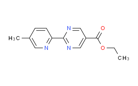 CAS No. 1447607-28-4, Ethyl 2-(5-methylpyridin-2-yl)pyrimidine-5-carboxylate