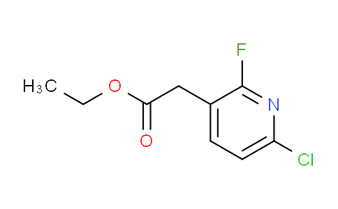CAS No. 1805955-11-6, Ethyl 2-(6-chloro-2-fluoropyridin-3-yl)acetate