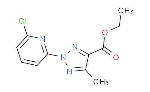 CAS No. 1431729-81-5, Ethyl 2-(6-chloropyridin-2-yl)-5-methyl-2H-1,2,3-triazole-4-carboxylate