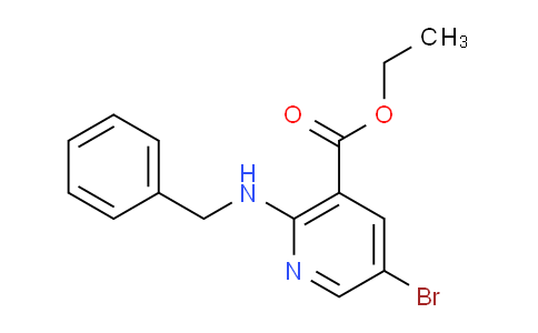 CAS No. 1186404-92-1, Ethyl 2-(benzylamino)-5-bromonicotinate