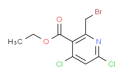 CAS No. 1390657-37-0, Ethyl 2-(bromomethyl)-4,6-dichloronicotinate