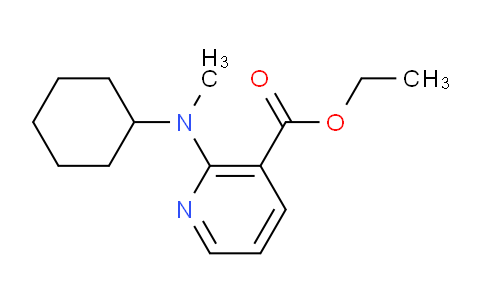 CAS No. 1147979-39-2, Ethyl 2-(cyclohexyl(methyl)amino)nicotinate