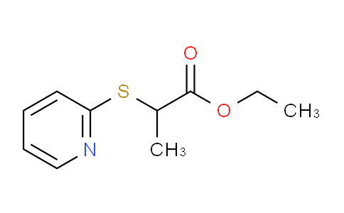 CAS No. 114827-49-5, Ethyl 2-(pyridin-2-ylsulfanyl)propanoate