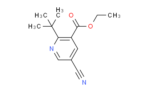 CAS No. 1211580-07-2, Ethyl 2-(tert-butyl)-5-cyanonicotinate