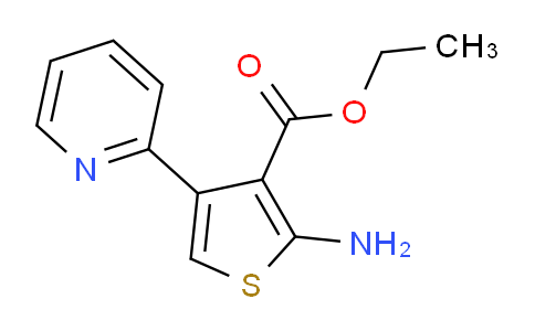 CAS No. 953909-28-9, Ethyl 2-Amino-4-(pyridin-2-yl)thiophene-3-carboxylate