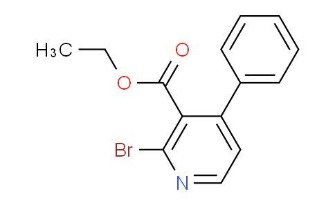 CAS No. 1237962-71-8, Ethyl 2-bromo-4-phenylnicotinate
