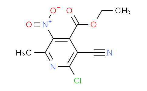 CAS No. 72701-63-4, Ethyl 2-chloro-3-cyano-6-methyl-5-nitroisonicotinate