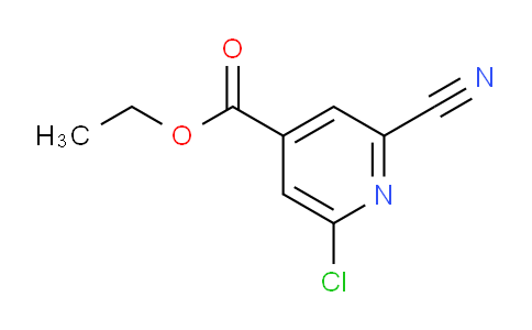 CAS No. 106719-07-7, Ethyl 2-chloro-6-cyanoisonicotinate