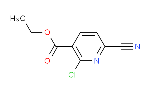 CAS No. 130879-38-8, Ethyl 2-chloro-6-cyanonicotinate