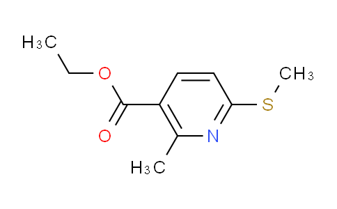 CAS No. 137347-34-3, Ethyl 2-methyl-6-(methylthio)nicotinate