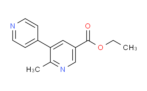 CAS No. 132381-27-2, Ethyl 2-methyl-[3,4'-bipyridine]-5-carboxylate