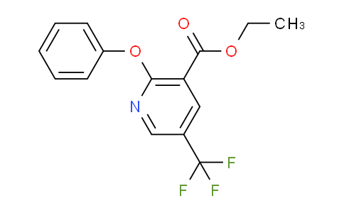 CAS No. 1192263-87-8, Ethyl 2-phenoxy-5-(trifluoromethyl)nicotinate