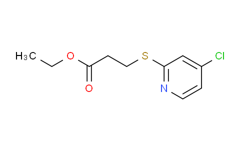 CAS No. 1346707-75-2, Ethyl 3-((4-chloropyridin-2-yl)thio)propanoate