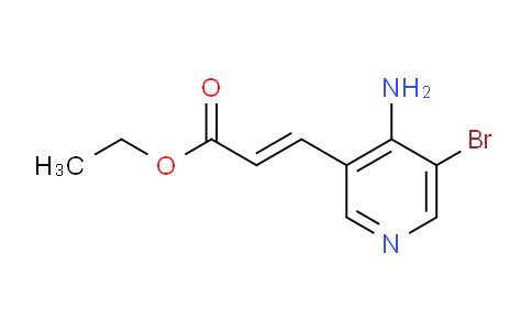CAS No. 912760-87-3, Ethyl 3-(4-amino-5-bromopyridin-3-yl)acrylate