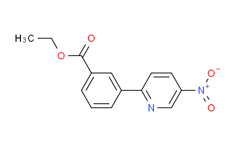 CAS No. 1258391-89-7, Ethyl 3-(5-nitropyridin-2-yl)benzoate
