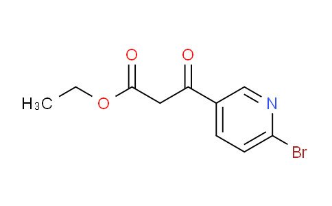 CAS No. 916791-37-2, Ethyl 3-(6-bromopyridin-3-yl)-3-oxopropanoate