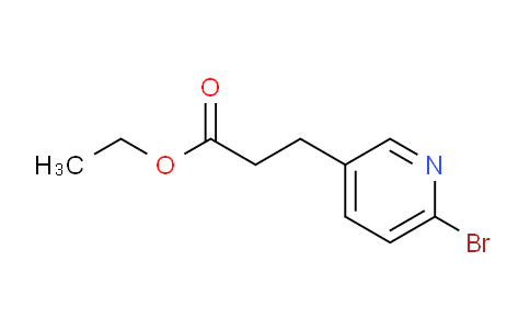 CAS No. 918145-42-3, Ethyl 3-(6-bromopyridin-3-yl)propanoate