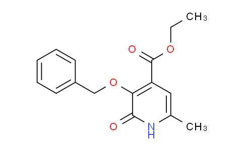 CAS No. 267875-78-5, Ethyl 3-(benzyloxy)-6-methyl-2-oxo-1,2-dihydropyridine-4-carboxylate