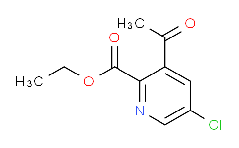 CAS No. 1221791-87-2, Ethyl 3-acetyl-5-chloropicolinate