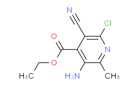 CAS No. 99421-19-9, Ethyl 3-amino-6-chloro-5-cyano-2-methylisonicotinate