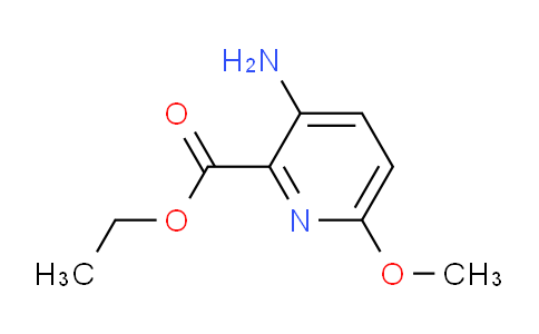 CAS No. 959990-31-9, Ethyl 3-amino-6-methoxypicolinate