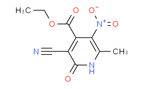 CAS No. 5427-92-9, Ethyl 3-cyano-6-methyl-5-nitro-2-oxo-1,2-dihydropyridine-4-carboxylate