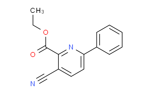 CAS No. 1221792-25-1, Ethyl 3-cyano-6-phenylpicolinate