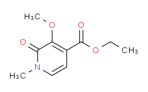 CAS No. 130879-43-5, Ethyl 3-methoxy-1-methyl-2-oxo-1,2-dihydropyridine-4-carboxylate