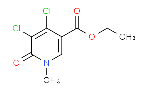 CAS No. 853105-72-3, Ethyl 4,5-dichloro-1-methyl-6-oxo-1,6-dihydropyridine-3-carboxylate