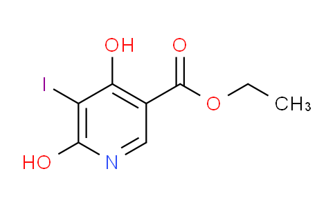 CAS No. 1353878-12-2, Ethyl 4,6-dihydroxy-5-iodonicotinate