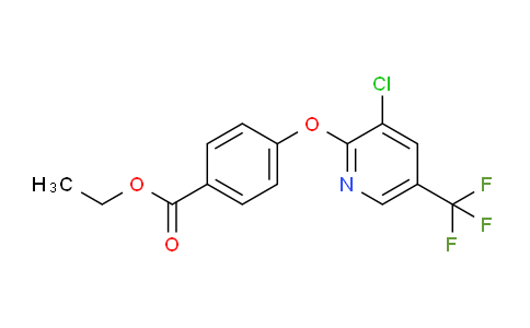 CAS No. 105626-86-6, Ethyl 4-((3-chloro-5-(trifluoromethyl)pyridin-2-yl)oxy)benzoate