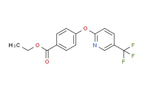 CAS No. 866154-36-1, Ethyl 4-((5-(trifluoromethyl)pyridin-2-yl)oxy)benzoate