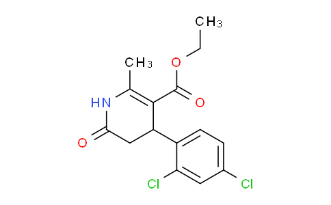 MC661821 | 303136-96-1 | Ethyl 4-(2,4-dichlorophenyl)-2-methyl-6-oxo-1,4,5,6-tetrahydropyridine-3-carboxylate