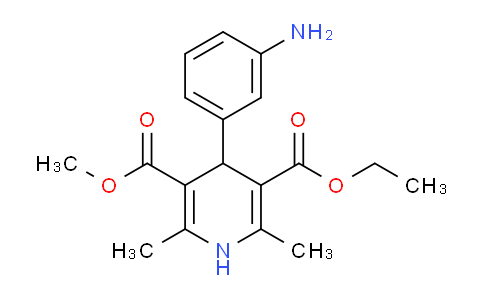 CAS No. 138135-48-5, Ethyl 4-(3-Aminophenyl)-5-(methoxycarbonyl)-2,6-dimethyl-1,4-dihydropyridine-3-carboxylate