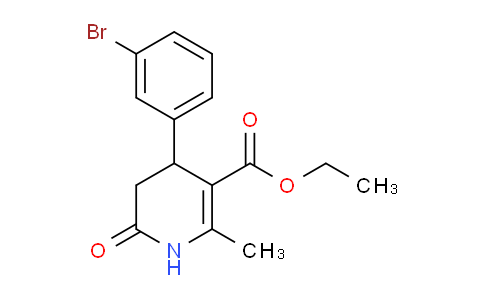 MC661827 | 338960-00-2 | Ethyl 4-(3-bromophenyl)-2-methyl-6-oxo-1,4,5,6-tetrahydropyridine-3-carboxylate