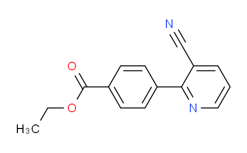 CAS No. 1208081-99-5, Ethyl 4-(3-cyanopyridin-2-yl)benzoate
