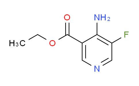 CAS No. 1805741-10-9, Ethyl 4-amino-5-fluoronicotinate