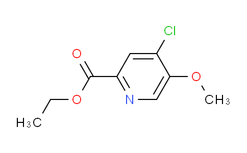 CAS No. 40473-02-7, Ethyl 4-chloro-5-methoxypicolinate