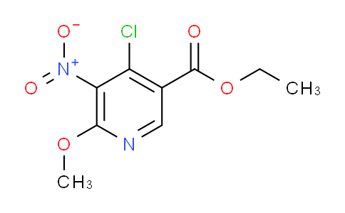 CAS No. 1210835-76-9, Ethyl 4-chloro-6-methoxy-5-nitronicotinate