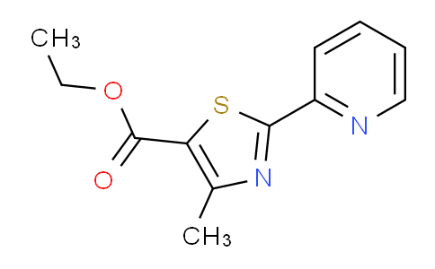 CAS No. 383146-88-1, Ethyl 4-methyl-2-(pyridin-2-yl)thiazole-5-carboxylate