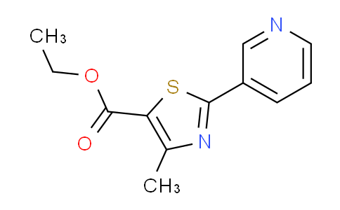 CAS No. 39091-00-4, Ethyl 4-methyl-2-(pyridin-3-yl)thiazole-5-carboxylate