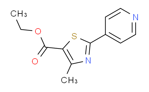 CAS No. 89401-54-7, Ethyl 4-methyl-2-(pyridin-4-yl)thiazole-5-carboxylate