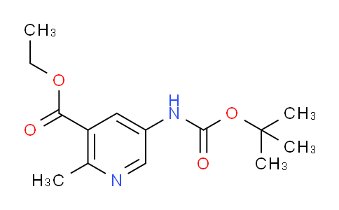 CAS No. 301666-75-1, Ethyl 5-((tert-butoxycarbonyl)amino)-2-methylnicotinate