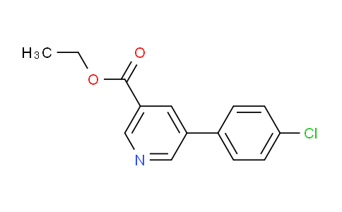 CAS No. 1258269-08-7, Ethyl 5-(4-chlorophenyl)nicotinate